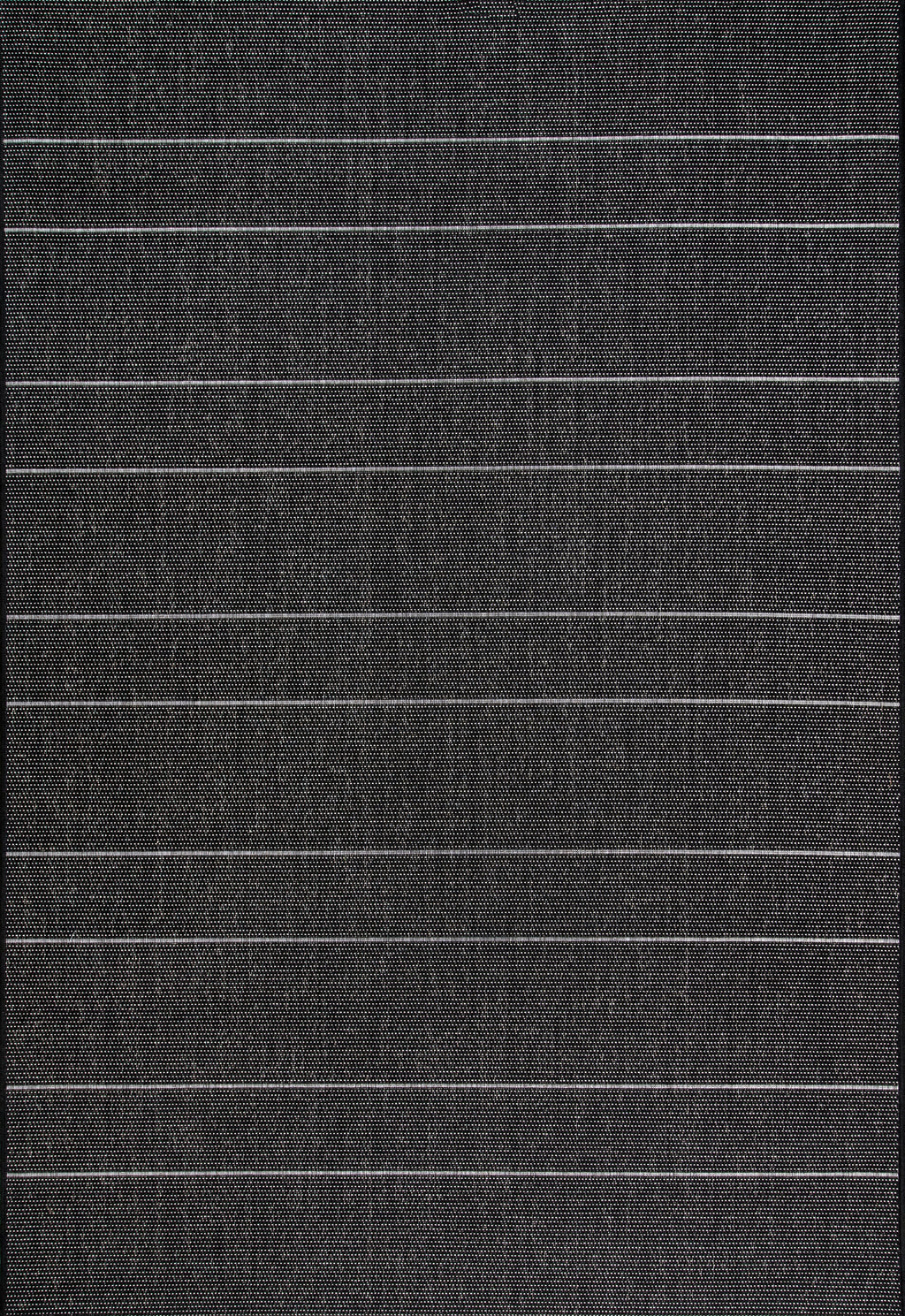 Venetian Pinstripes Indoor/Outdoor Rug | Black