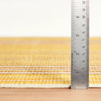 Sunflower Ticking Machine Washable Rug | Yellow