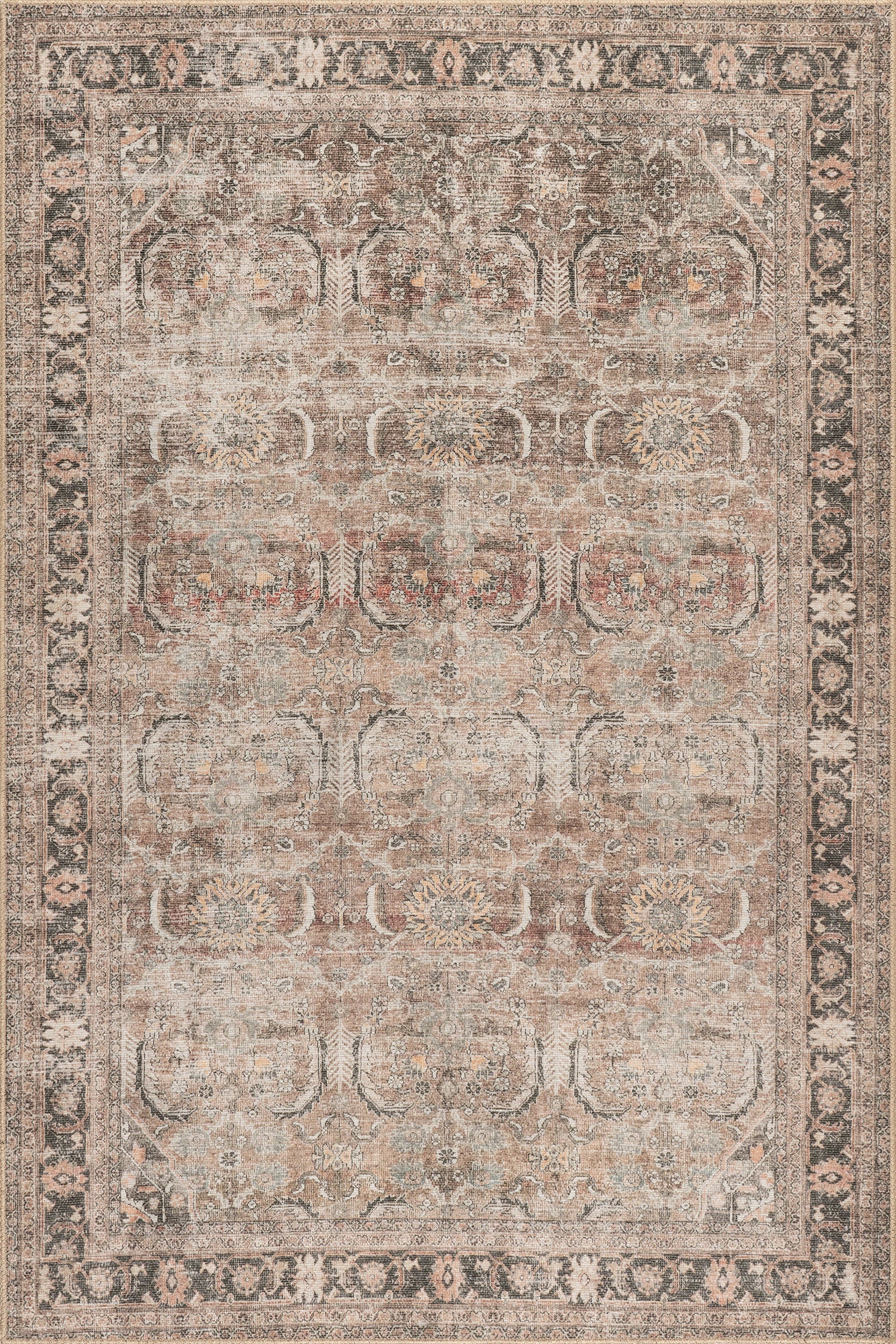 Red Bank Antiqued Jute-Blend Rug | Light Brown Main image