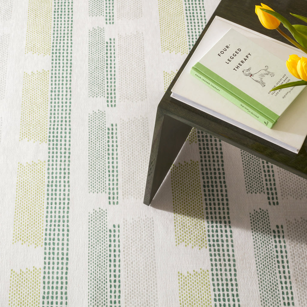 Tread Lightly Machine Washable Rug | Green