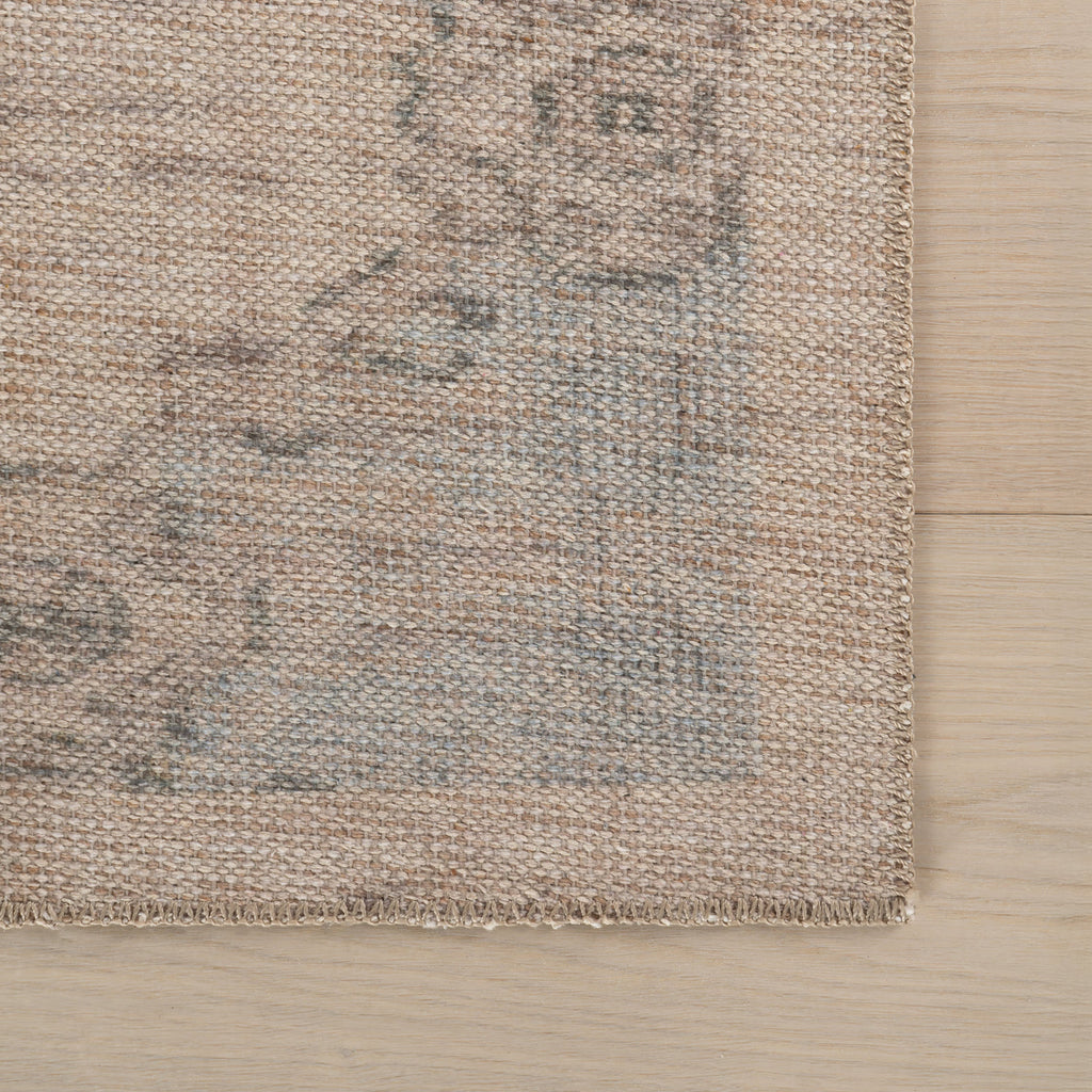Sahi Traditional Diamond Washable Rug | Blue