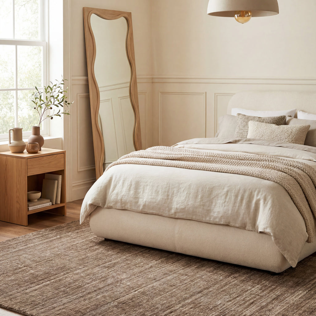 Lone Vintage & Distressed Rug | Beige