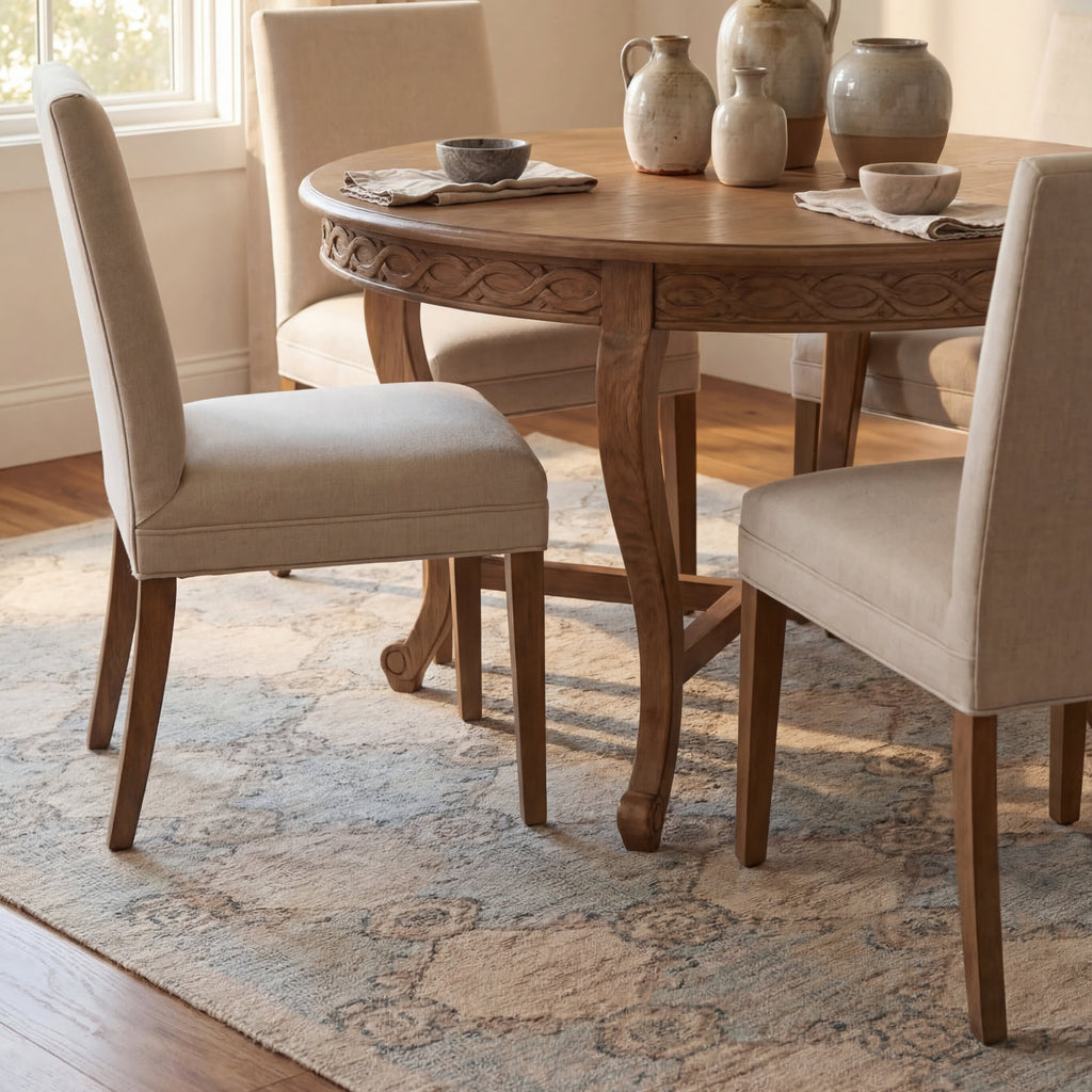 Sahi Traditional Diamond Washable Rug | Blue