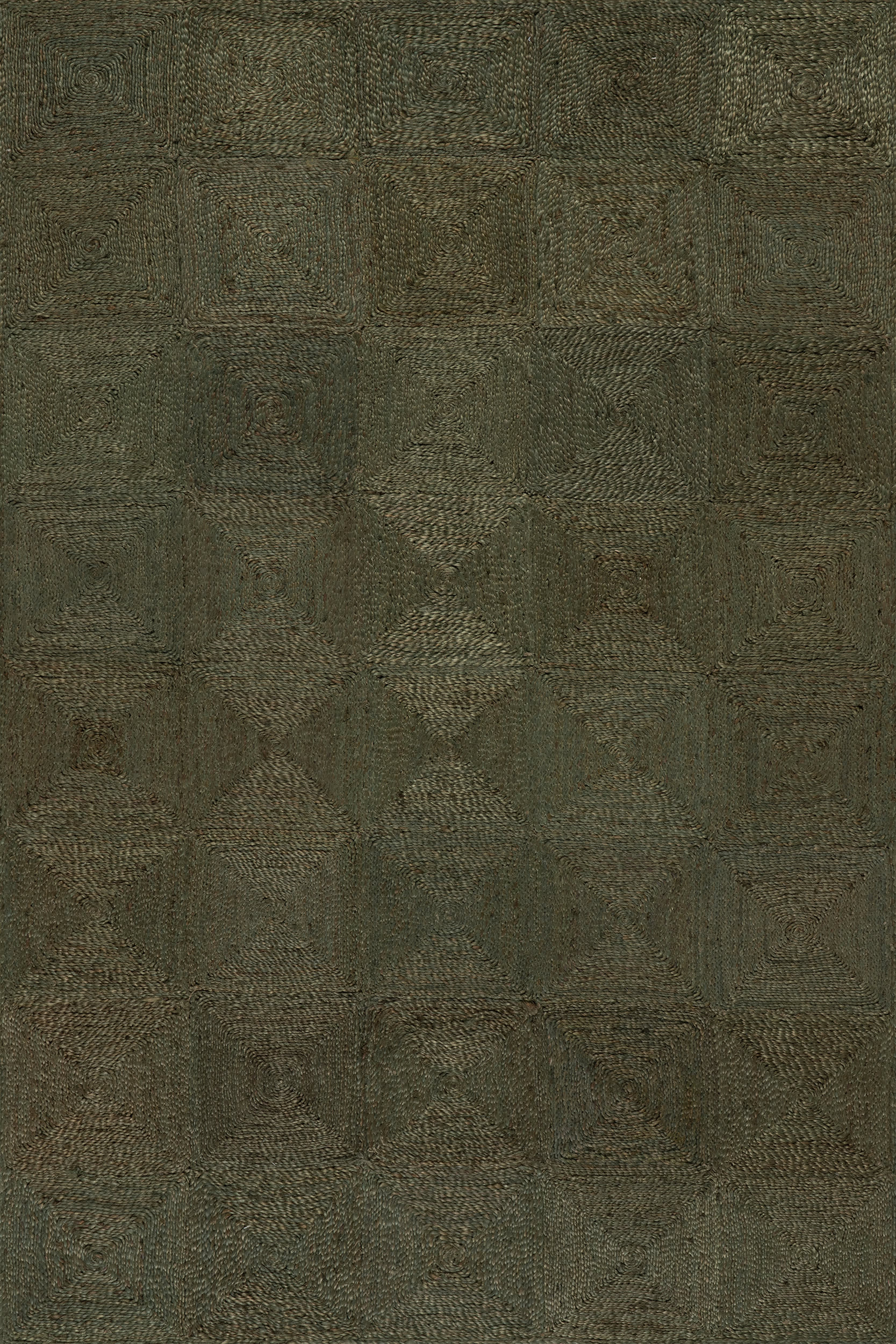 Laux Textured Handmade Jute Rug | Green
