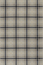 Mesael Modern Plaid Indoor/Outdoor Rug | Blue