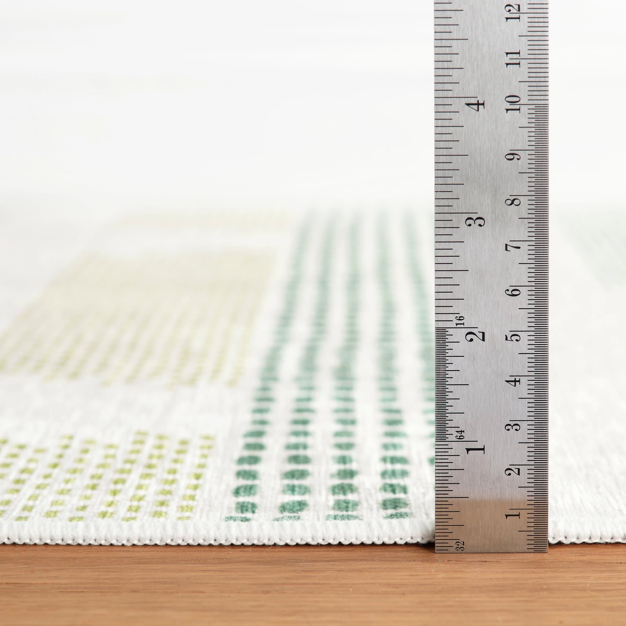 Tread Lightly Machine Washable Rug | Green