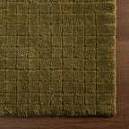 Cinnara Moroccan Striped Rug | Green
