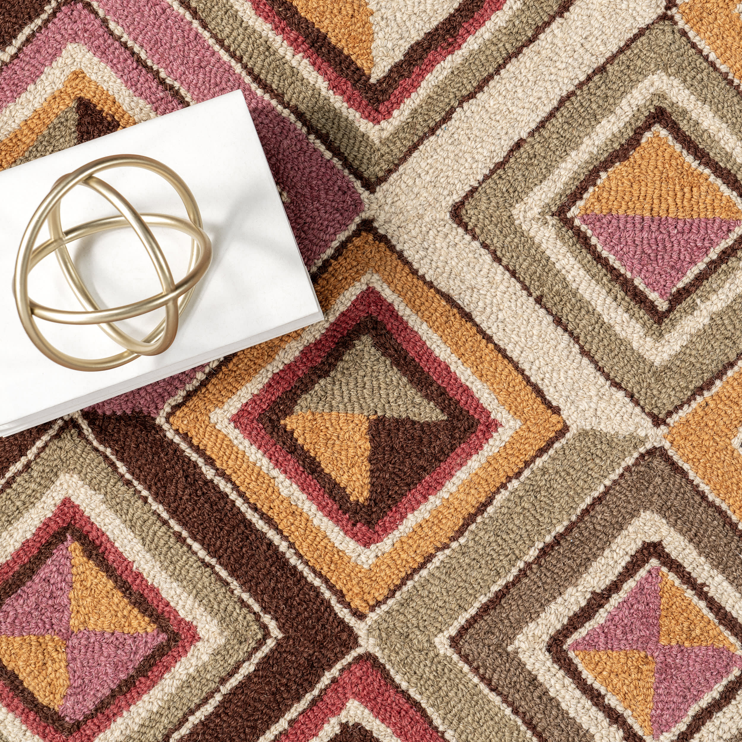 Kathmandu Wool Rug | Multicolor