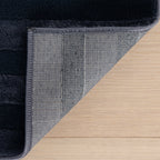 Syra Modern Striped Washable Rug | Blue