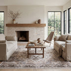 Vanisa Traditional Washable Rug | Beige