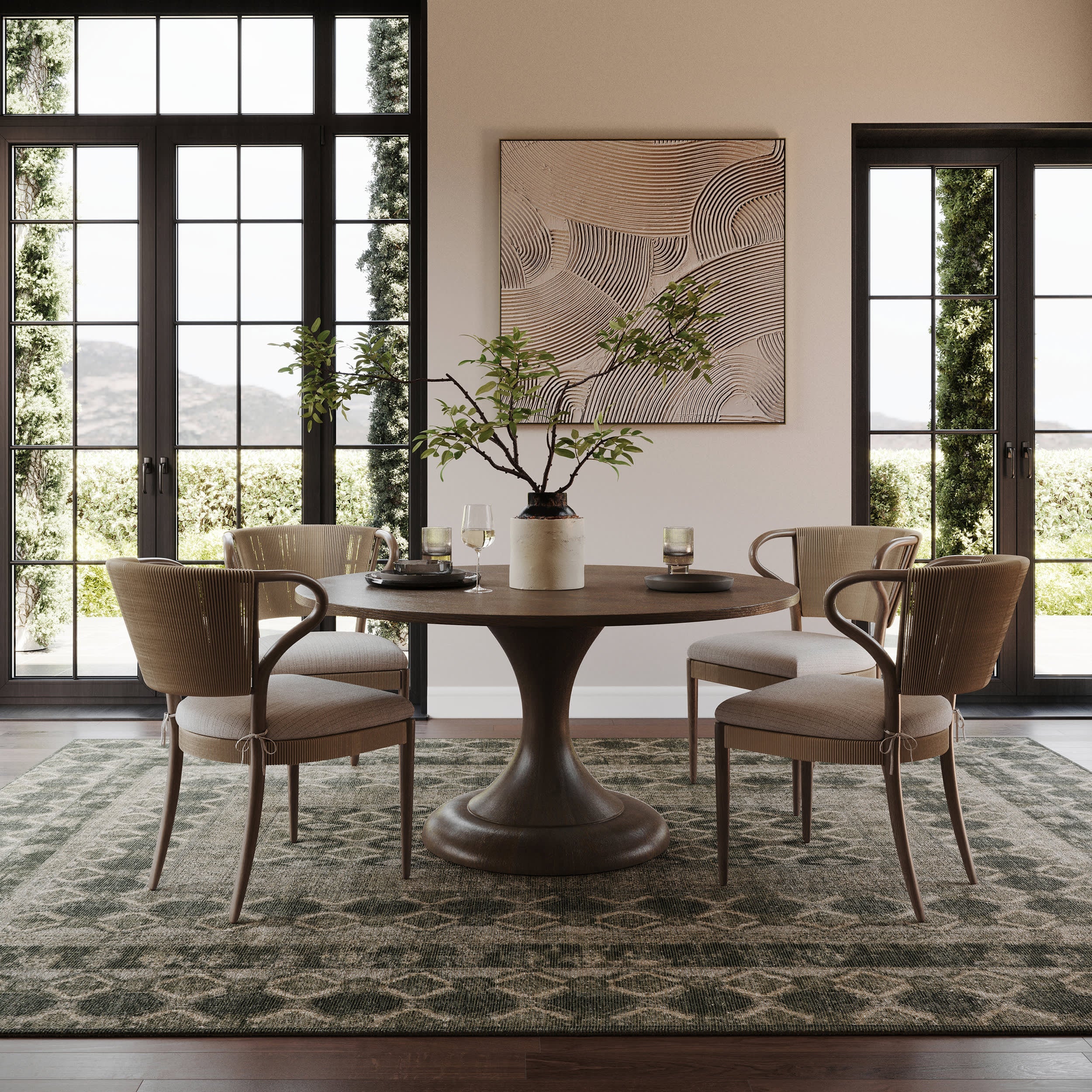 Ravika Traditional Vintage & Distressed Rug | Blue