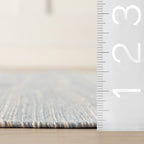 Skipper Stripe Handwoven Indoor/Outdoor Rug | Swedish Blue