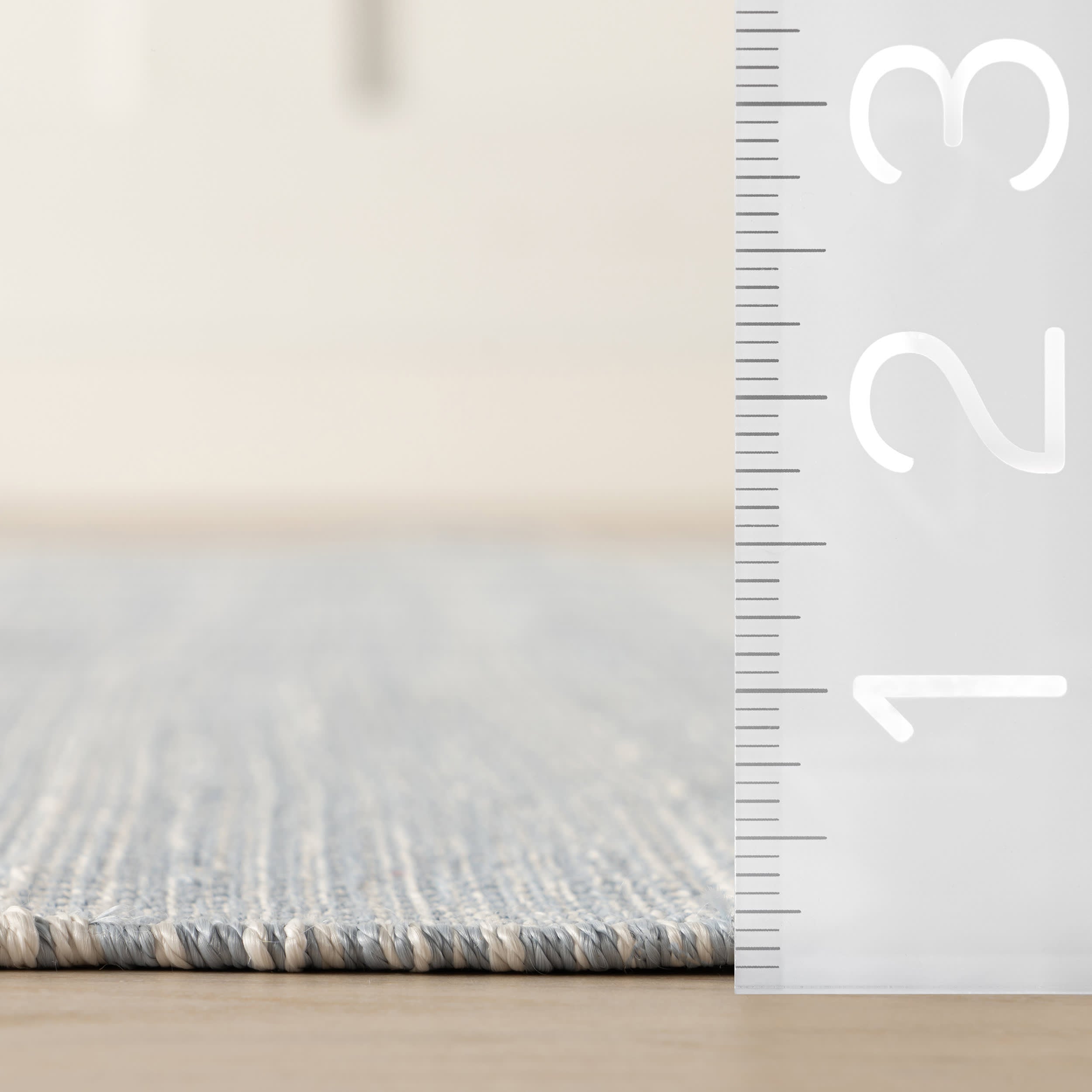 Skipper Stripe Handwoven Indoor/Outdoor Rug | Swedish Blue