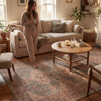 Weda Medallion Rug | Brown