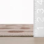 Fanice Bohemian Washable Rug | Brown