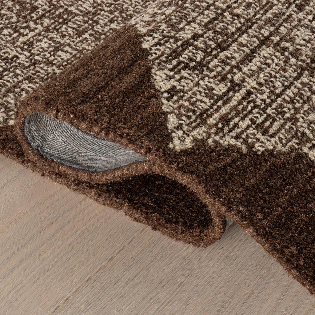 Tova Tufted Diamond Rug | Light Brown