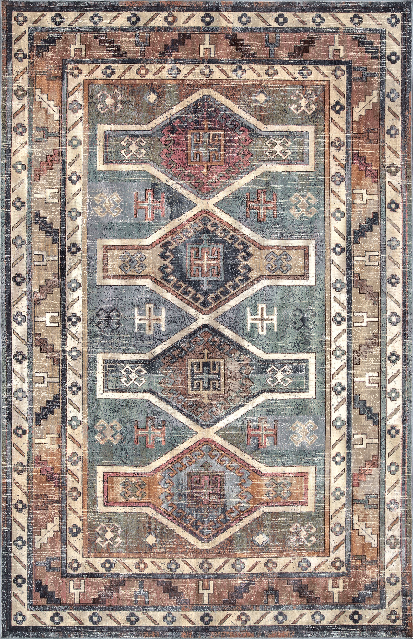 Vintage Victorian Rug | Blue Main image