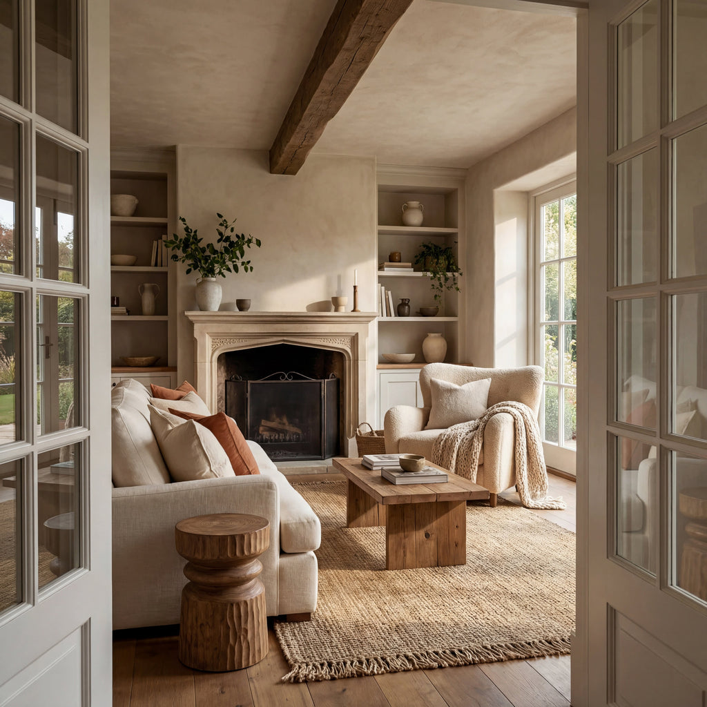 Chunky Jute Tasseled Rug | Natural