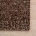Afra Trellis Bohemian Hand Tufted Wool Rug | Brown