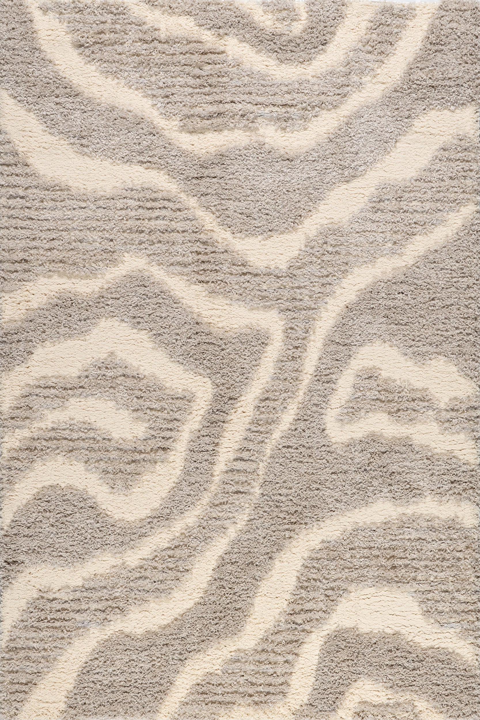 Jordyn Textured Waves Rug | Grey