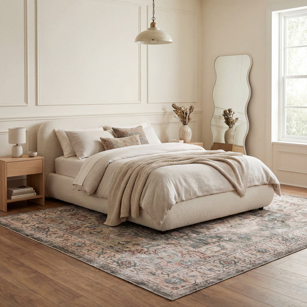 Erica Oriental and Persian Washable Rug | Brown