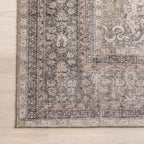 Avalon Antiqued Jute-Blend Rug | Dark Beige