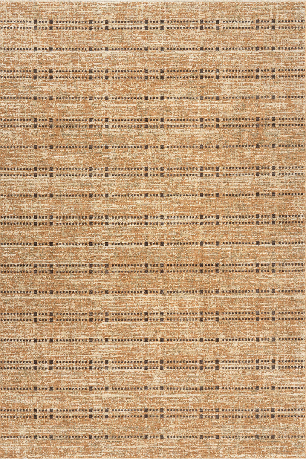 Tracewire Bohemian Striped Rug | Tan
