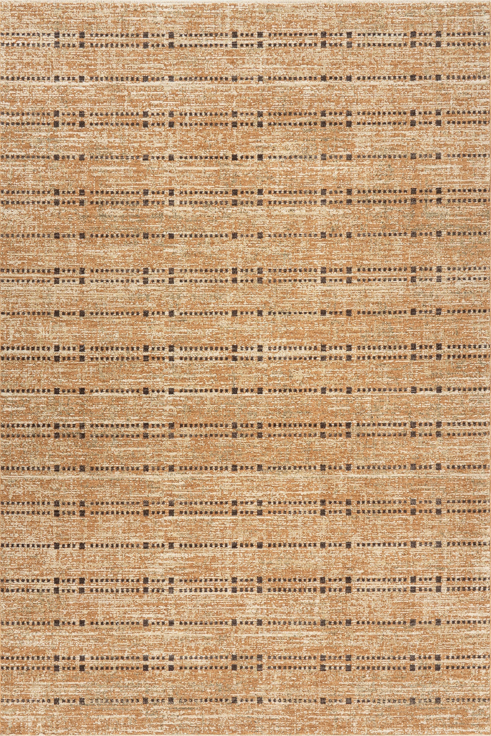 Tracewire Bohemian Striped Rug | Tan