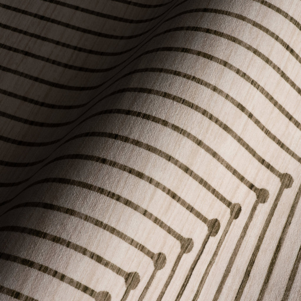 Revelyn Geometric Washable Rug | Brown