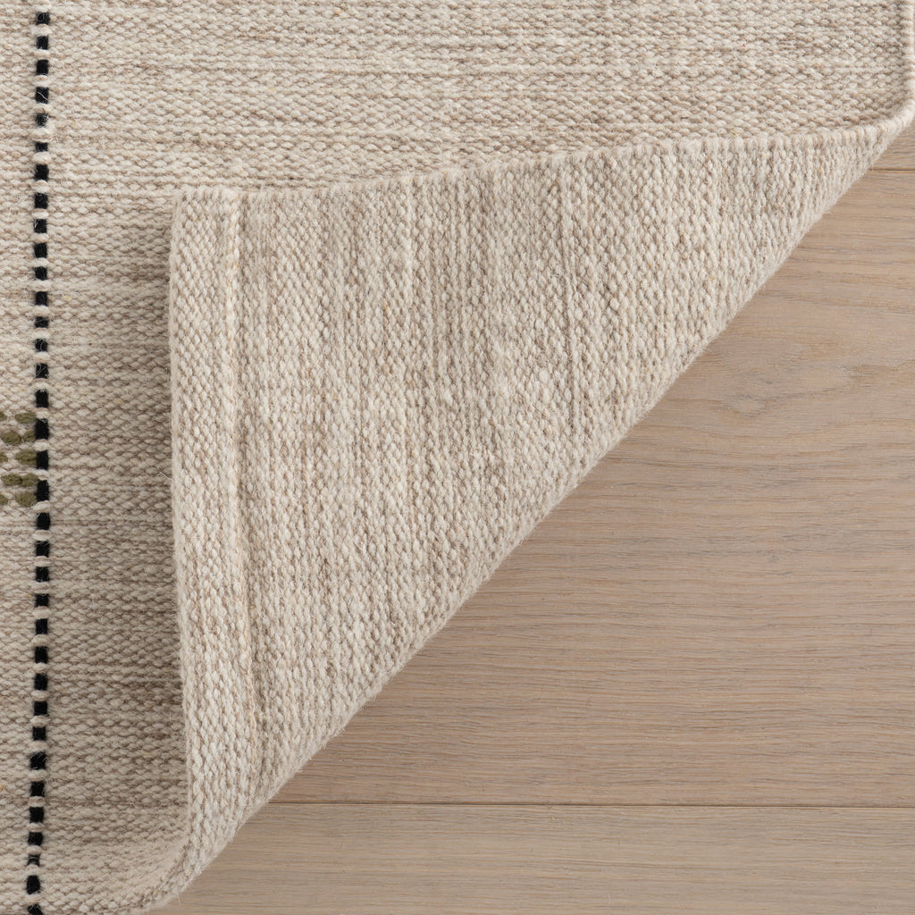 Shiloh Bohemian Striped Wool Rug | Beige