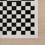 Kallie Washable Tiled Rug | Blue