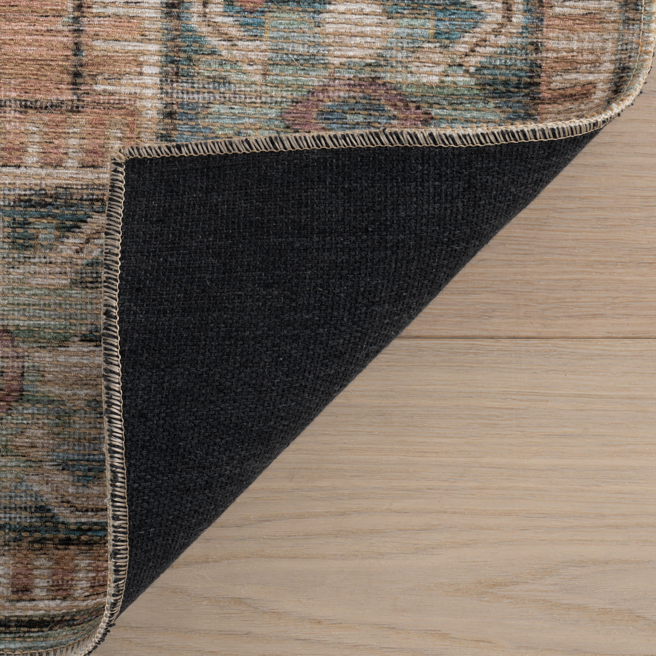 Ankhe Traditional Bordered Rug | Blue