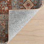 Muril Medallion Washable Rug | Multicolor