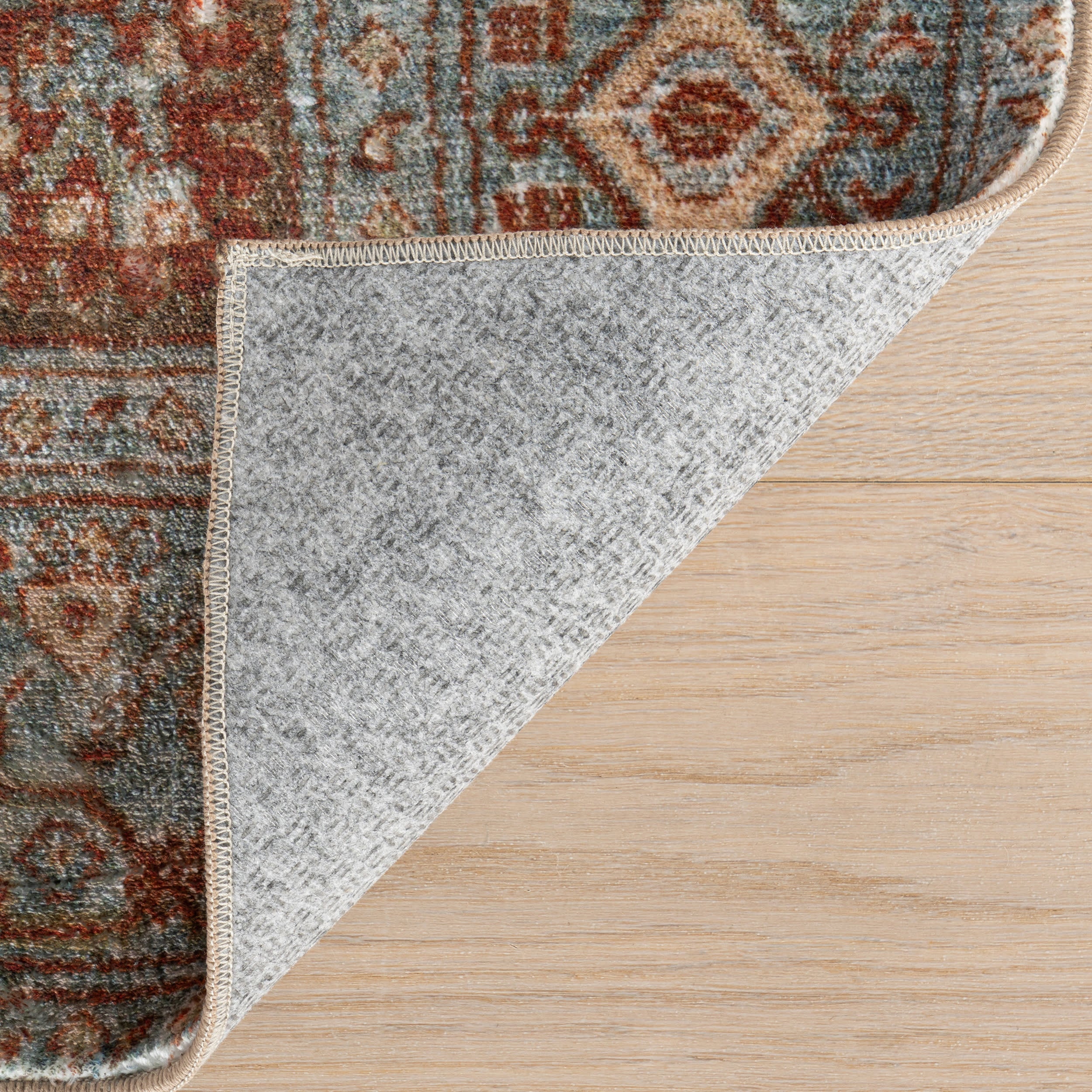 Muril Medallion Washable Rug | Multicolor