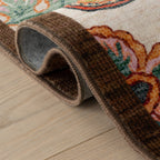 Amaia Floral Washable Rug | Multicolor