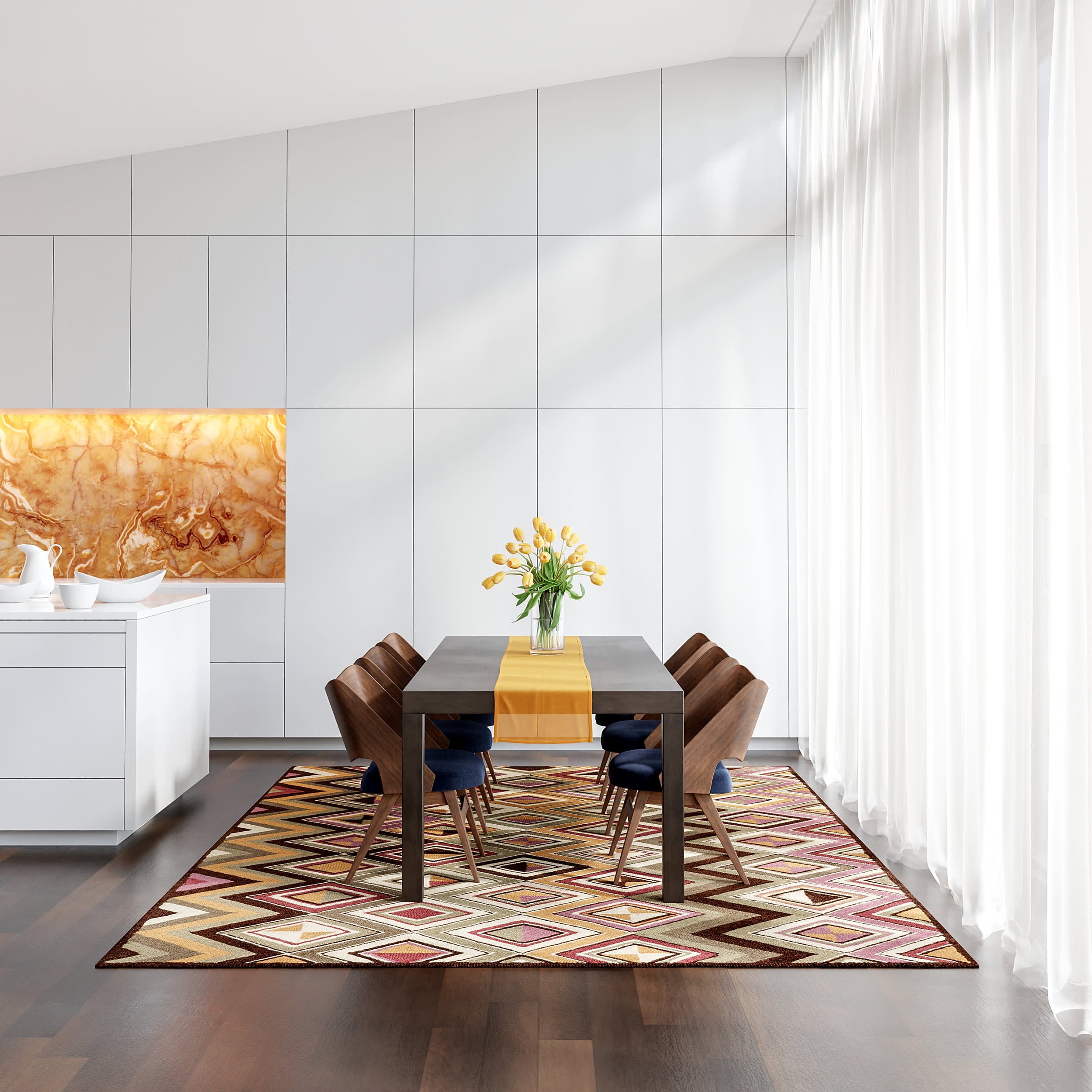 Kathmandu Wool Rug | Multicolor Secondary image