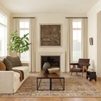 Red Bank Antiqued Jute-Blend Rug | Light Brown