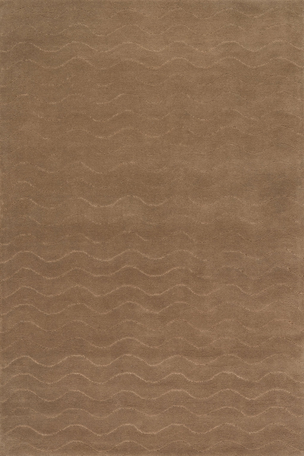 Mireille Solid Wool Cozy Rug | Sand