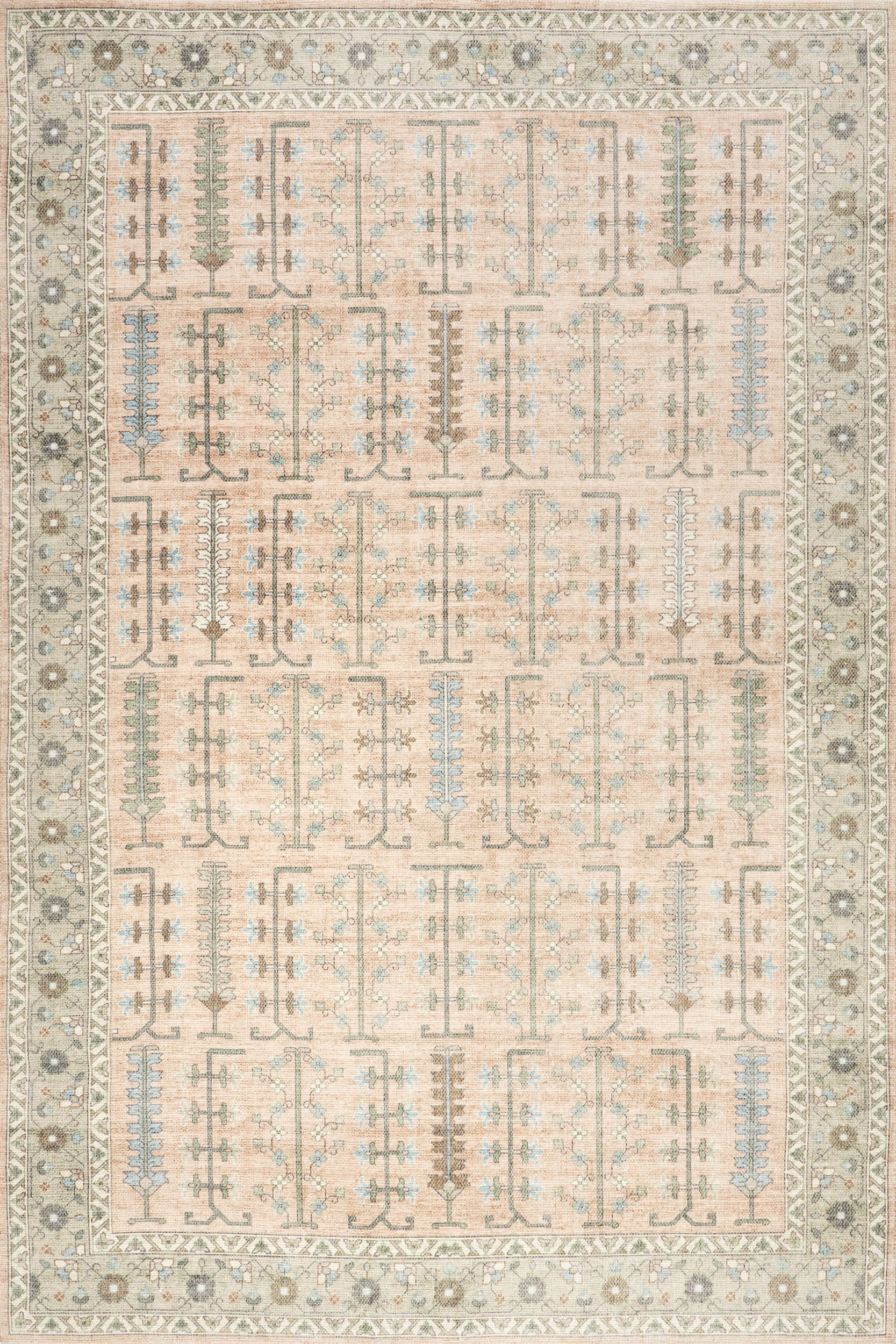 Mythic Wool and Cotton Rug | Peach Main image