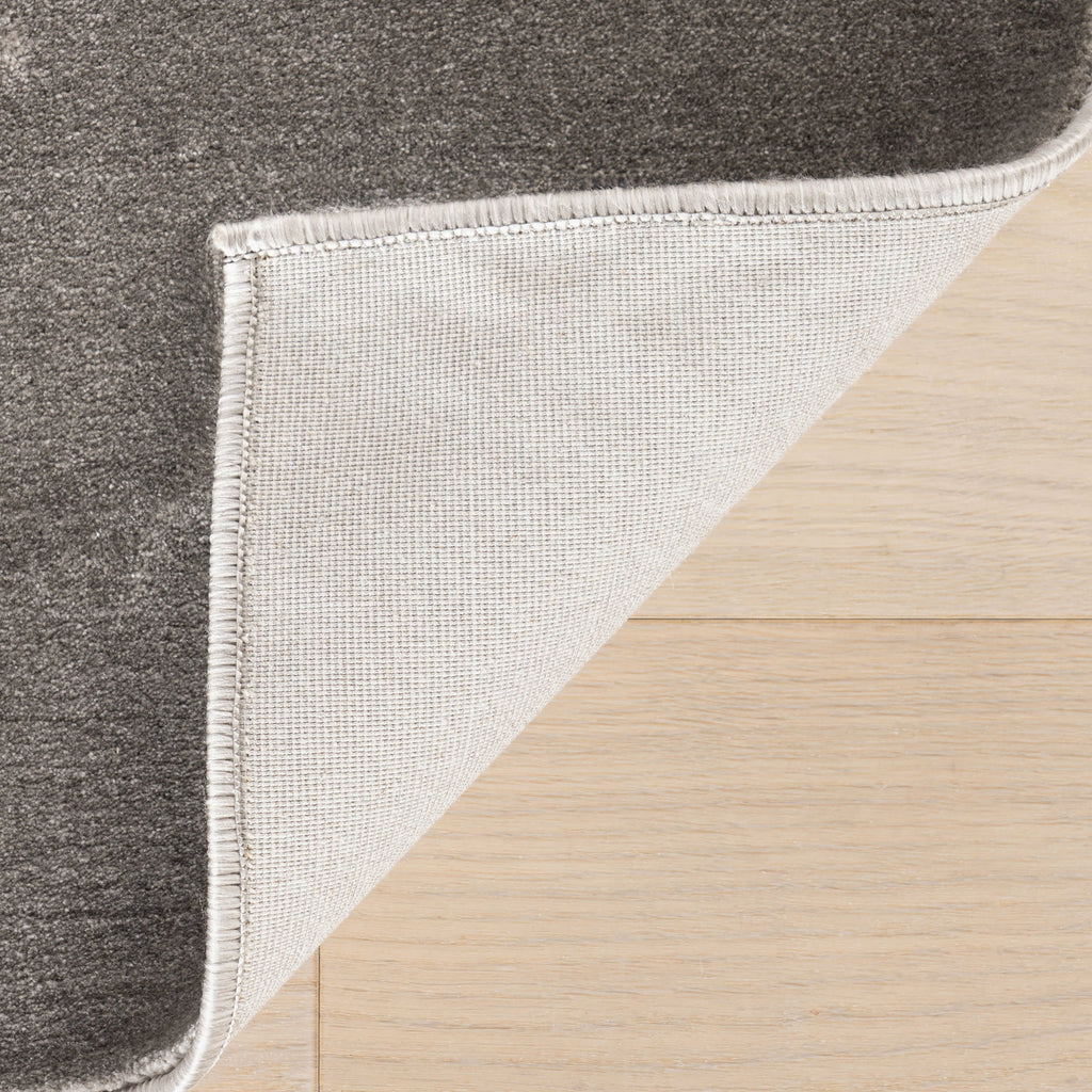 Ranya Modern Solid Rug | Grey