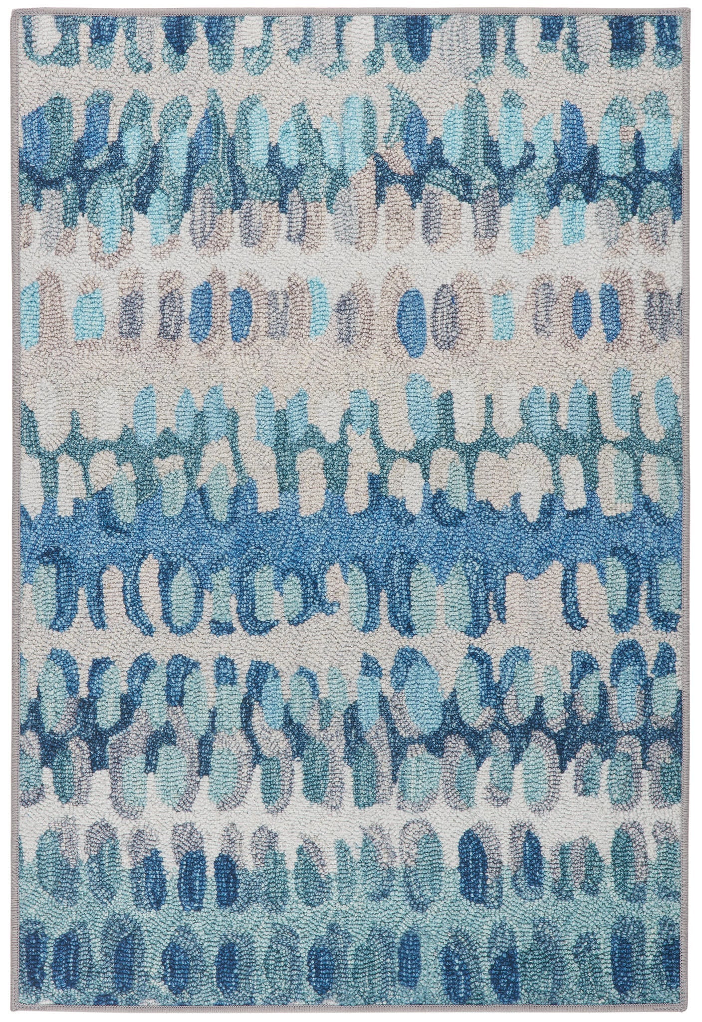 Paint Chip Machine Washable Rug | Blue Image secondaire du produit