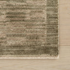 Striata Bohemian Striped Rug | Green