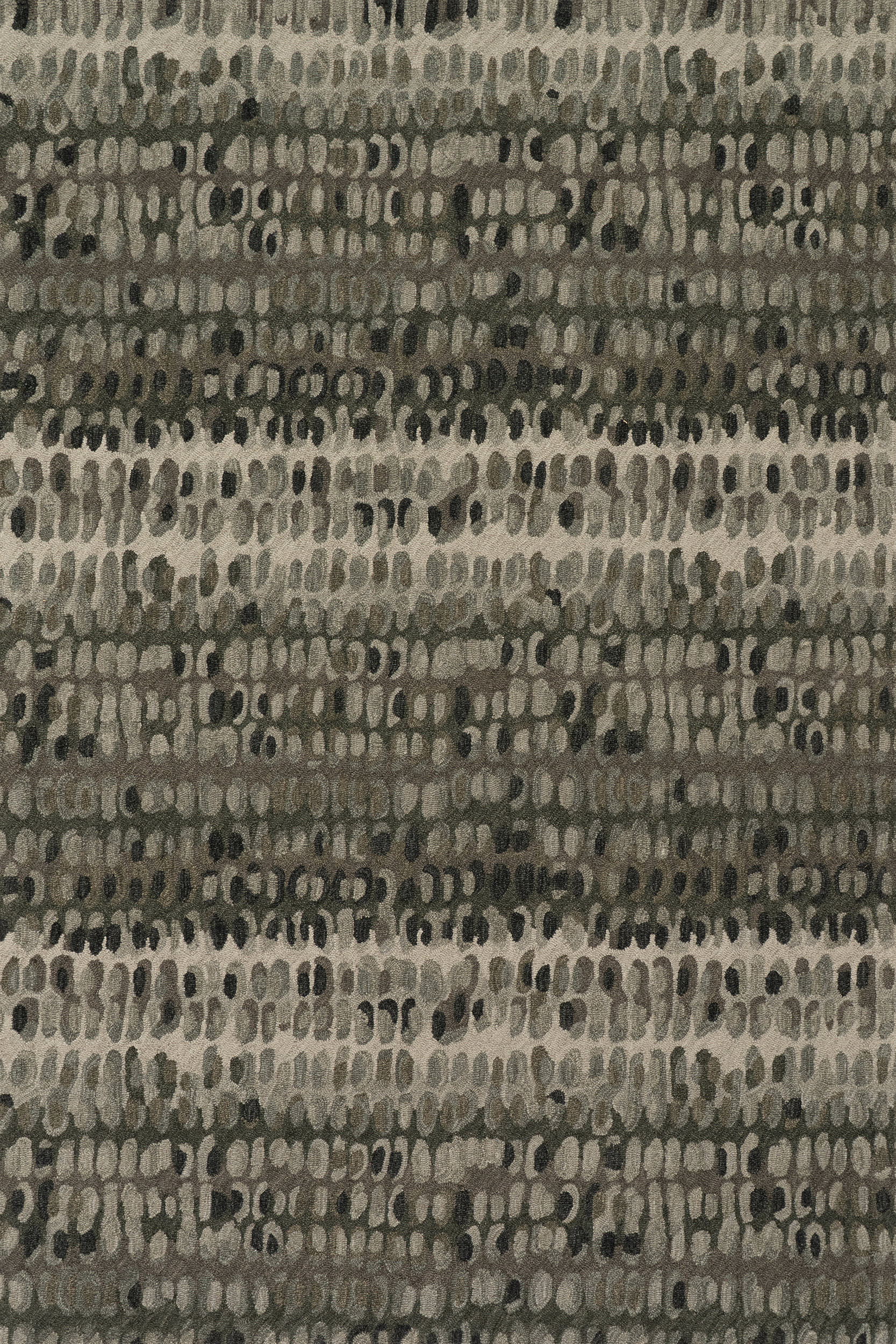 Paint Chip Hand Micro Hooked Wool Rug | Forest