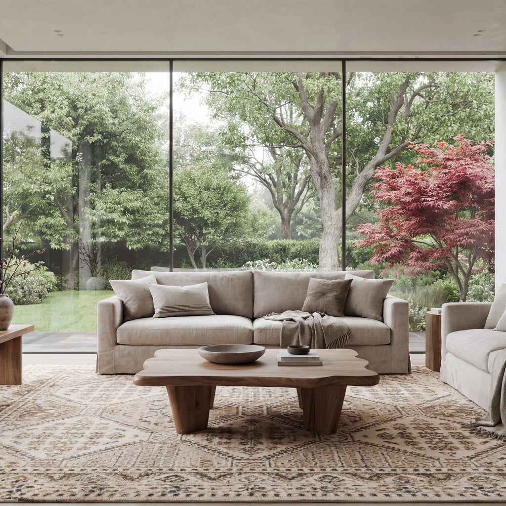 Melange Tiles Rug | Beige