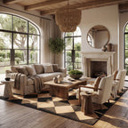 Adelaide Harlequin Indoor/Outdoor Rug | Dark Grey