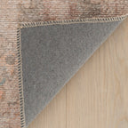 Partha Vintage & Distressed Washable Rug | Peach