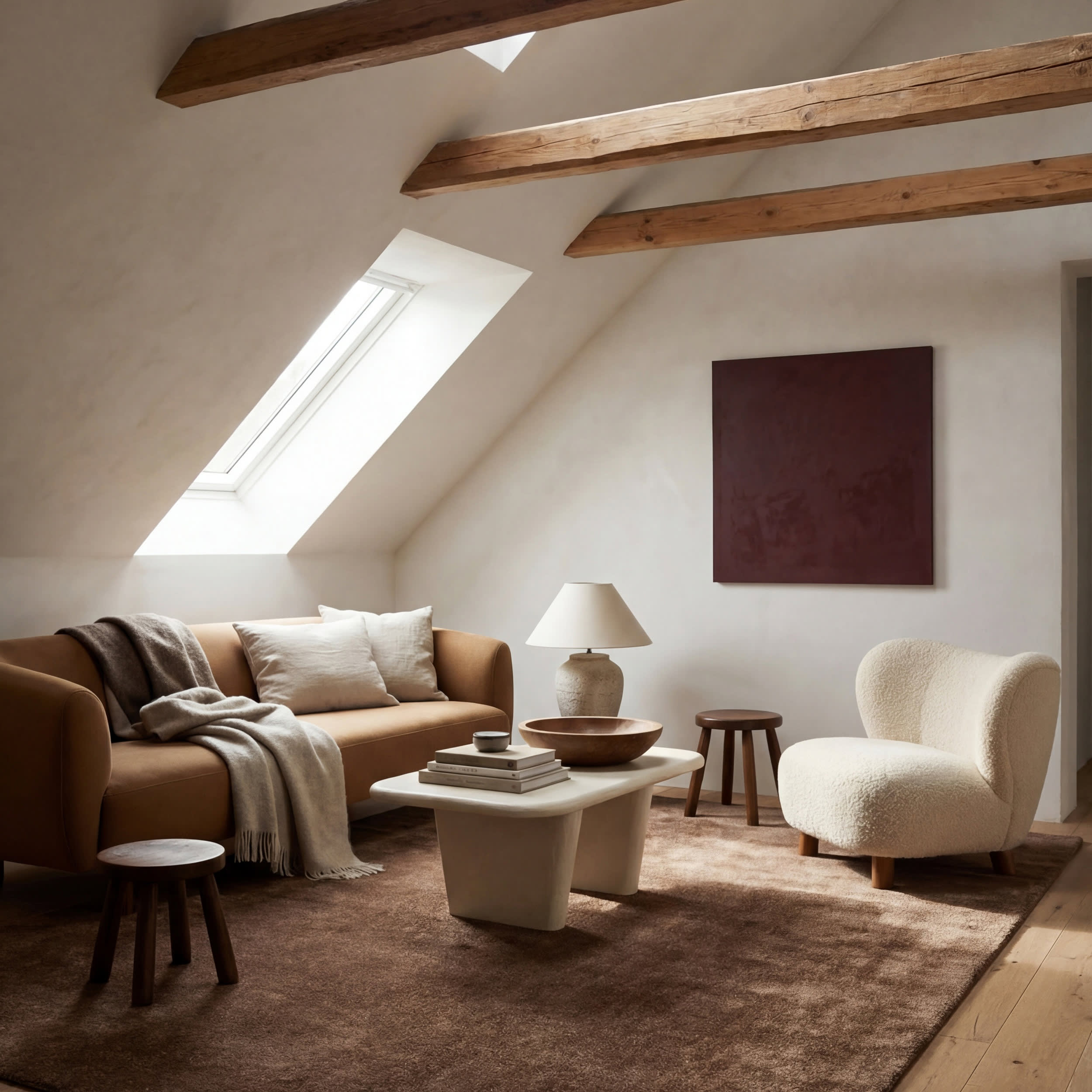 Maru Wool Rug | Dark Brown Secondary image