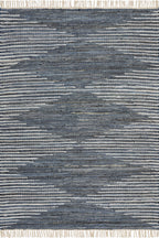 Dira Denim Bohemian Diamond Rug | Blue