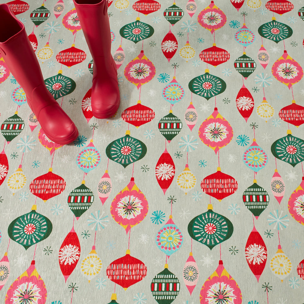 Ornaments Machine Washable Rug | Multi