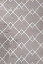 Juni Southwestern Geometric Washable Rug | Taupe